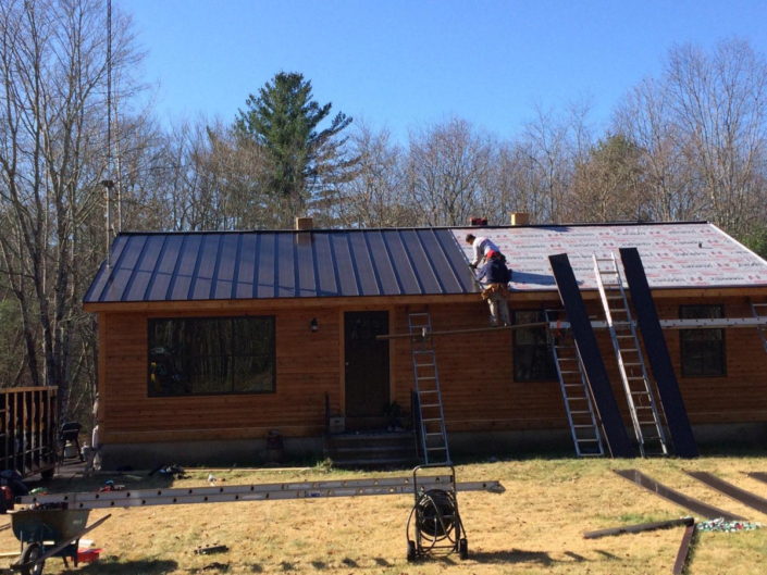 standing seam metal roof